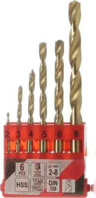 Produktbild von Yato YT-44673, Bohrer, Spiralbohrer-Bit, 8 mm, 117 mm, Edelstahl, Stahl, 7,5 cm