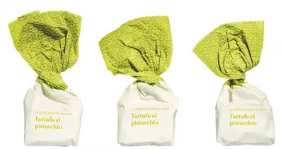 Produktbild von Le Specialità di Viani Tartufi dolci al pistacchio/Schokoladentrüffel mit Pistazien 1 kg.