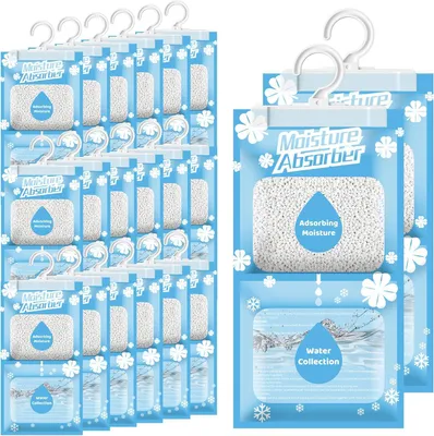 Produktbild von 20x230G Hänge Luftentfeuchter, Kleiderschrank Feuchtigkeitsabsorber für Keller, Schlafzimmer, Waschräume, gegen Feuchtigkeit Anti-Schimmel Desodoriere