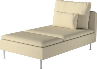 Produktbild von Dekoria Bezug für Söderhamn Recamiere, hellbeige, Bezug für Recamiere