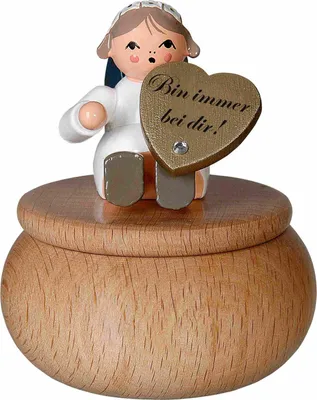 Productafbeelding van Beschermengel met doosje "Ik ben altijd bij je" (6 cm) van KWO