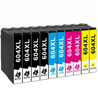 Produktbild von 10x 604 XL für Epson 604 Druckerpatronen WF-2910 WF-2930 WF-2935 WF-2950 XP-2200 XP-2205 XP-3200 XP-3205 XP-4200 XP-4205