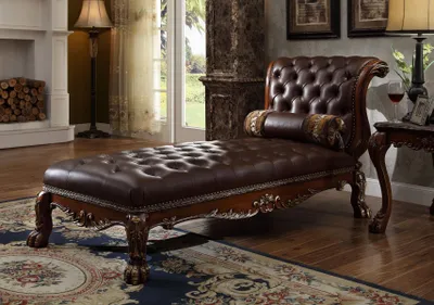 Image de Chaiselongues Chesterfield Chaise longue Ottomane Chaise Canapé Chesterfield Coussin