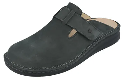 Produktbild von FINN COMFORT Petare Damen Herren Clog grau Nubukleder - Größe: 42