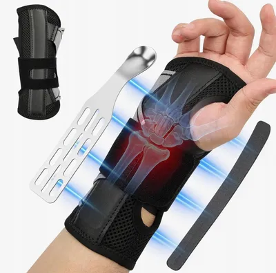 Produktbild von Stabilisierende Handgelenkbandage, verstellbar, links, Größe S/M