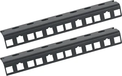 Produktbild von HMF 66804-02 Rackschiene für Serverschrank, 4U, 10 Zoll, Schwarz