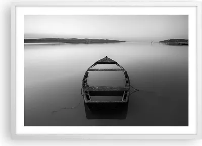 Produktbild von Gerahmtes Poster - Weißer Rahmen - £ódŸ Einsamkeit Leere - 70x50 cm - Wand Bild - Wanddeko - Wandbilder - Kunstposter - Wandposter - Bilderrahmen - Bilder - Kunstdruck - P2WAA70x50-4932