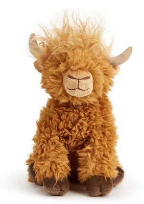 Immagine prodotto di Peluche a forma di mucca Highland - 20 cm - 100% riciclato