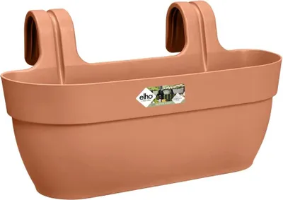 Produktbild von Blumenkasten zum Hängen Elho Vibia Campana Easy Hanger Kunststoff 46 x 24,1 x 26,5 cm braun