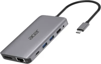 Produktbild von Acer 12in1 Type C dongle 2xUSB3.2/2xUSB2.0/1xSD/TF/1xDP