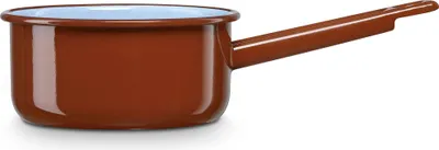 Immagine prodotto di Casseruola Briebe Terra con manico Acciaio smaltato 18cm 1,8L Induzione Vintage Brown