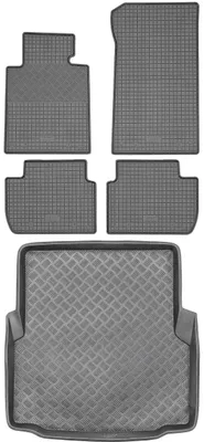 Produktbild von BMW 3er E46 Touring / Kombi (1999-2005) - Set: Gummifußmatten + Kofferraummatte