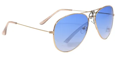 Produktbild von Piloten Brille Blau- Gold