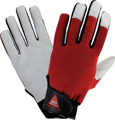 Produktbild von Handschuh PowerGrip3, Nappaleder m. Klett,Gr.10