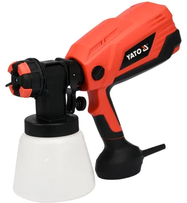 Zdjęcie produktu dla Elektryczny pistolet do natrysku farby, moc 600 W, wydajność 1 litr/minutę