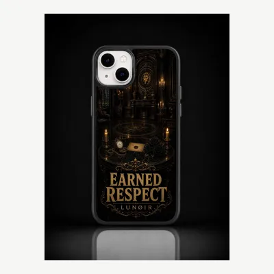 Imagen del producto de Funda para iPhone 14 Plus, carcasa protectora con diseño "Respeto" – LUNØIR ©