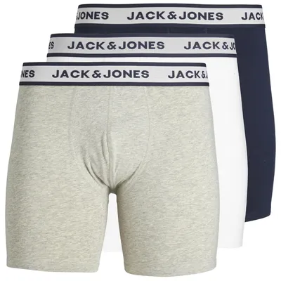 Produktbild von Jack & Jones Solid Boxershorts Herren Plussize (3-pack)