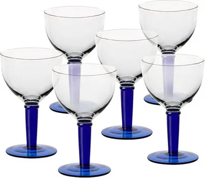 Produktbild von Eiscremeglas Lombardia 6er-Set blau ''Amore Vero'' (18,5cm)