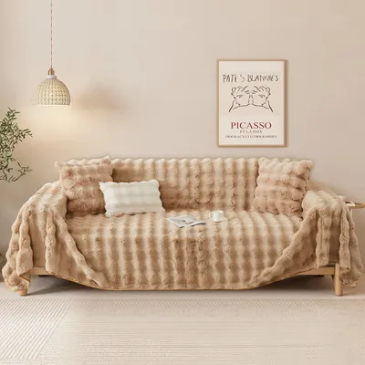 Produktbild von 180*230cm Kuscheldecke Fleecedecke Flanell Decke Einfarbig Wohndecken Couchdecke Flauschig Überwurf Mikrofaser Tagesdecke Sofadecke Blanket Für Bett Sofa Schlafzimmer