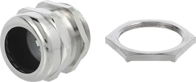 Immagine prodotto di Raccordo LAPP EMC con controdado M50x1,5 ottone (CuZn) nichelato lunghezza filettatura 10,0 mm - 1 pezzo