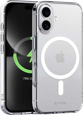 Produktbild von Crong, Clear MAG Cover Hülle iPhone 16 Plus MagSafe, Transparent