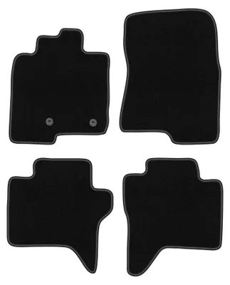 Productafbeelding van Naaldvilt automatten voor Mitsubishi Pajero IV 2006-2018 – 4-delig, zwart, op maat – Wielganizator BASIC