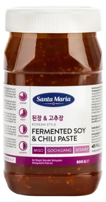 Produktbild von Santa Maria Korean Style Fermented Soy Chili Paste 800g – Authentic Flavor