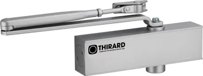 Image de Ferme-porte automatique hydraulique Design force 2 à 4, argent - THIRARD