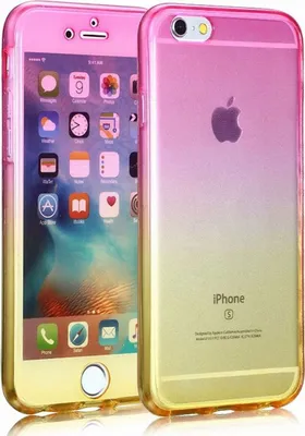 Produktbild von Crystal Case Hülle für LG G6 Pink Gelb Rahmen Full Body