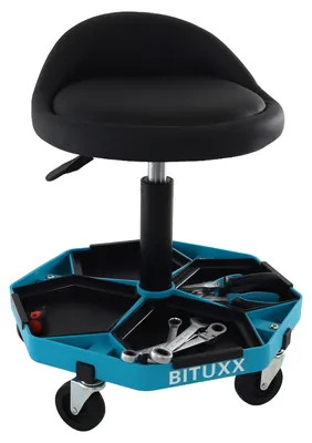 Produktbild von BITUXX PRO LINE Werkstatthocker mit Rollen MS-20141