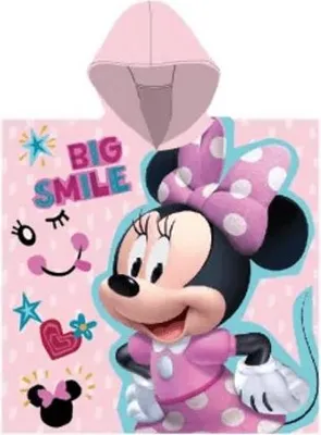 Produktbild von Kinderponcho Disney 55 x 110 cm – Minnie Mouse/Großes Lächeln