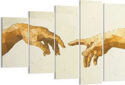 Produktbild von Bild auf Leinwand - Leinwandbild - Abstraktion modern - 150x100cm - Wand Bild - Wanddeko - Leinwanddruck - Bilder - Kunstdruck - Wanddekoration - Leinwand bilder - Wandkunst - EG150x100-3713
