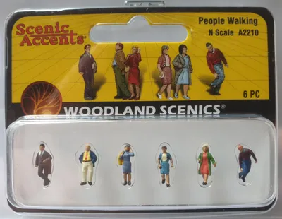 Figuren Wandelende Menschen Spur N 1:160, Kunststoff, 1 Stück