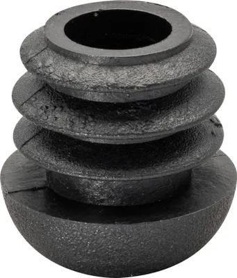 Produktbild von WAGNER Möbelgleiter für Stahlrohr rund 4tlg. - Durchmesser Ø 16 / 18 x 20 mm, Abrieb 9 mm, Kunststoff schwarz - 15005199