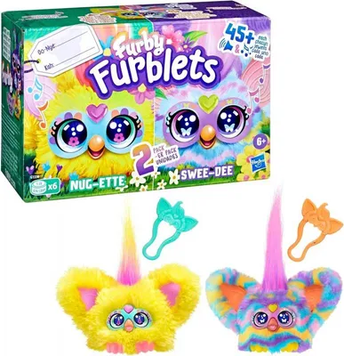Produktbild von Furby Furblets Frühling Plüschspielzeug 2er-Pack, Purple
