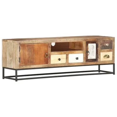 Produktbild von TV-Schrank 120x30x40 cm Altholz Massiv