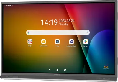 Produktbild von Viewsonic IFP7552-2F, 190,5 cm (75"), 1209,6 x 680,4 mm, 350 cd/m², 1,07 Milliarden Farben, 3840 x 2160 Pixel, 4K Ultra HD