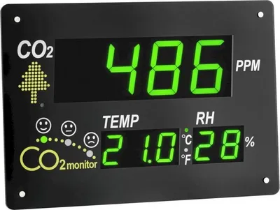 Immagine prodotto di TFA - Misuratore di CO2 AIRCO2NTROL OBSERVER 31.5002 - nero/blau