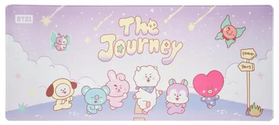 Obrázek produktu pro Podložka pod myš BT21 XL The Journey 80 x 35 cm
