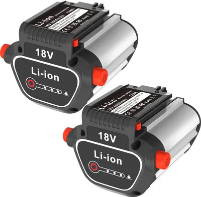 Produktbild von 2-Pack 18V 4000mAh Li-ion Akku Batterie Werkzeugakkus Akku-Werkzeugbatterie für Gardena BLi-18 9839-20 9840-20 Teleskop-Hochentaster TCS Li-18/20 (8866-20) Akku-Trimmer EasyCut Li-18/23 R (9823-20)