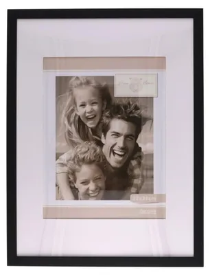 Produktbild von Fotorahmen Paris - 30 x 40 cm - schwarz - mit Passepartout - 22 x 28 cm - Holz