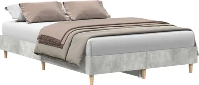 Immagine prodotto di vidaXL Struttura letto senza materasso grigio cemento 120x200 cm materiale a base di legno