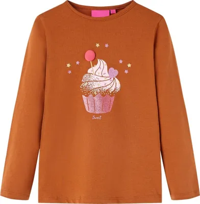 Produktbild von Kinder-Langarmshirt Cognac 104