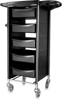 Produktbild von K003 Multifunktionaler Haarwagen, 5 Schubladen, Friseurhelferin