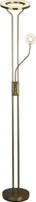 Produktbild von Stehlampe Metall LED mit Dimmer 193 cm in Messing warmweißes Licht 3000 K 3278 lm Modern Stehleuchte
