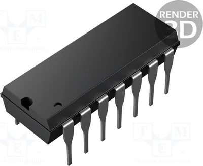 Produktbild von 1x Operationsverstärker Kanäle: 4 DIP14 1MHz  7÷36/3,5÷18VDC TL064BCN THT Operati