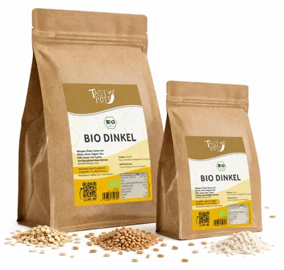 Produktbild von Tasty Pott  Dinkel – im Beutel - 500g