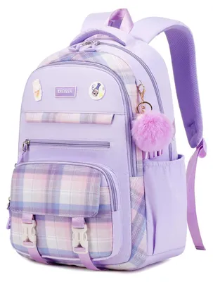 Imagen del producto de Mochila para niñas con múltiples compartimentos, ideal para la escuela