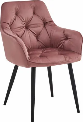 Obrázek produktu pro Jídelní křeslo JORK VELVET, růžové