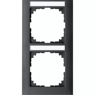 Produktbild von Merten Rahmen 2-fach anthrazit MEG4022-3614 (MEG4022-3614)
